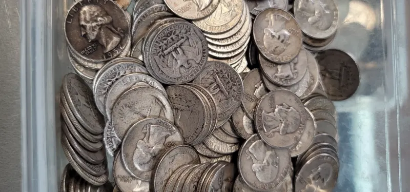 Washington silver quarters at Apex Gold Silver Coin, Winston-Salem